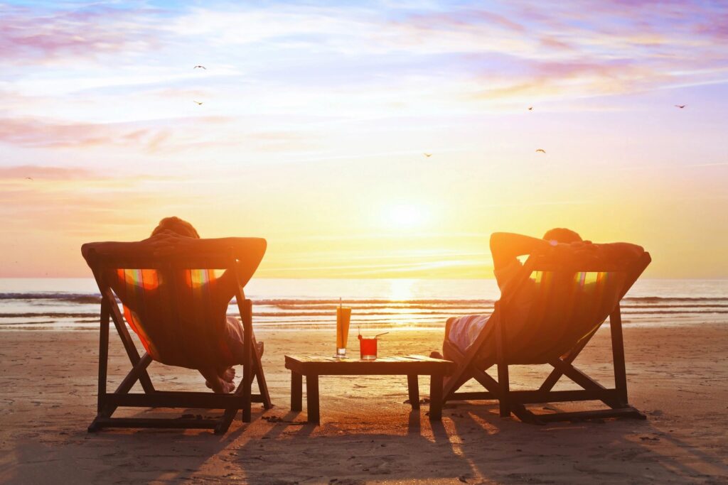 2 people on the beautiful Cocoa Beach